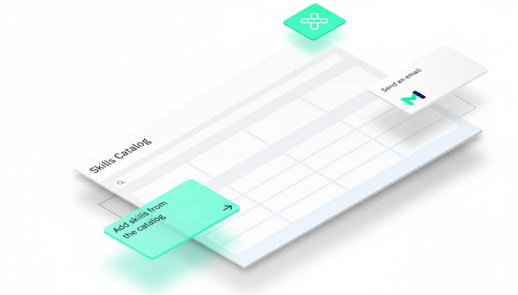 AI tooling catalog interface for agent workflow enablement
